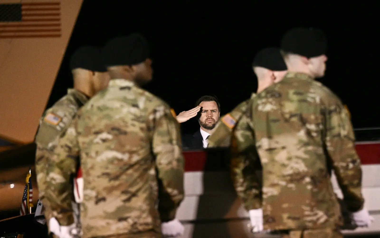 Vance, Hegseth attend return of seventh US troop killed in Iran war