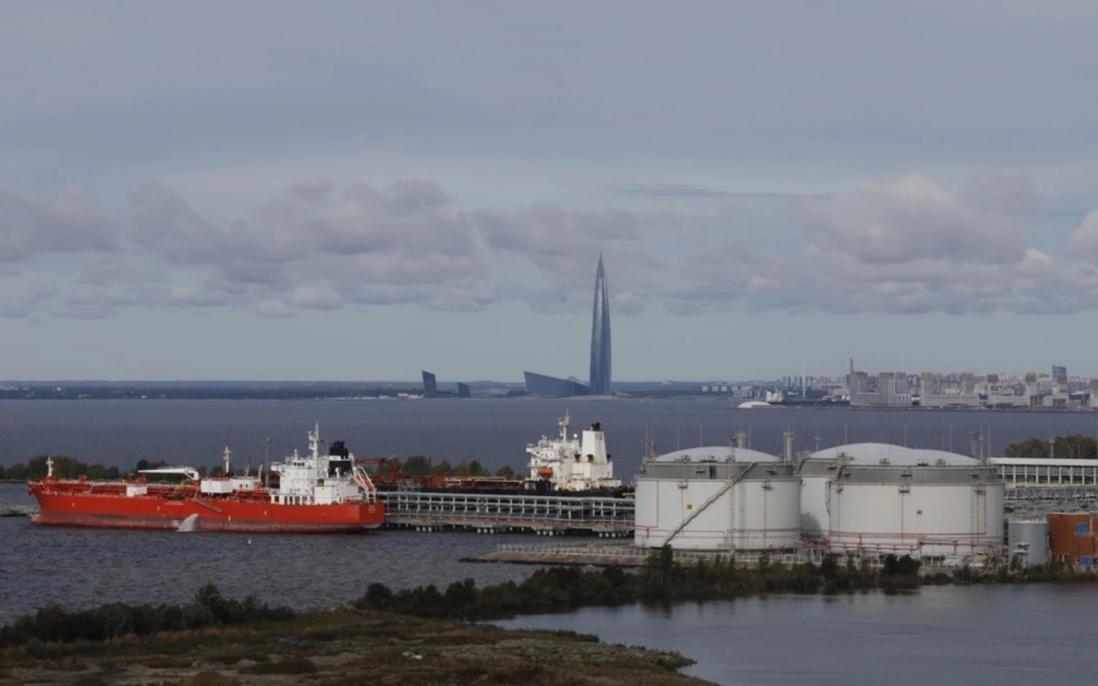 Ukrainian drones hit Russia’s Ust-Luga port again