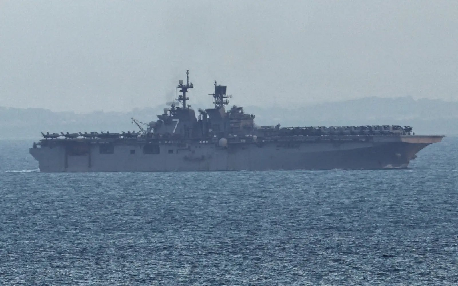 US amphibious assault ship arrives in Middle East