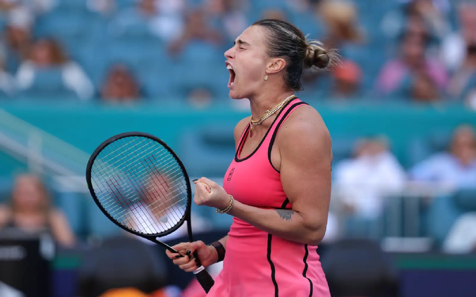 Sabalenka sinks Gauff to win second straight Miami Open title