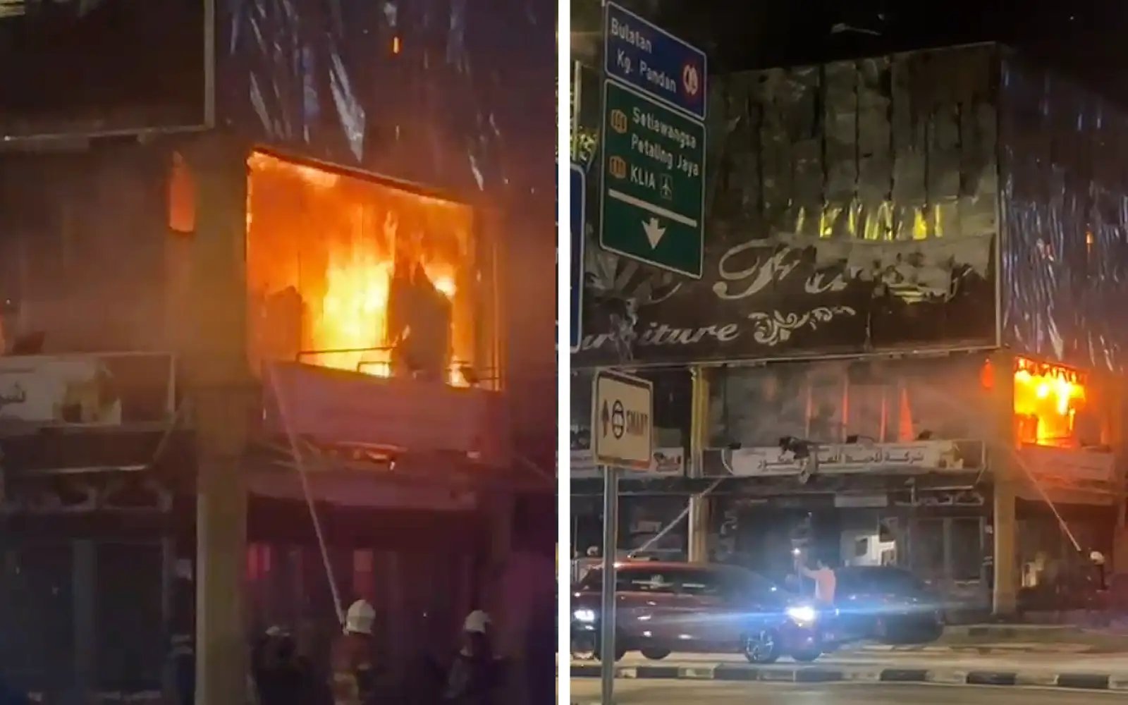 Late-night fire causes 70% damage at Bukit Bintang furniture shop