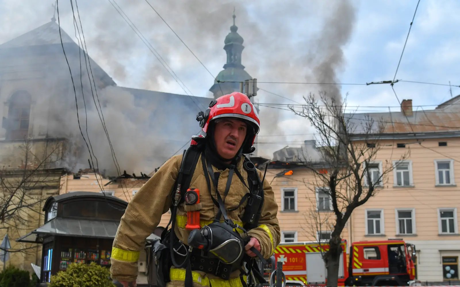 Massive Russian drone attacks kill 8, hit Ukrainian Unesco site