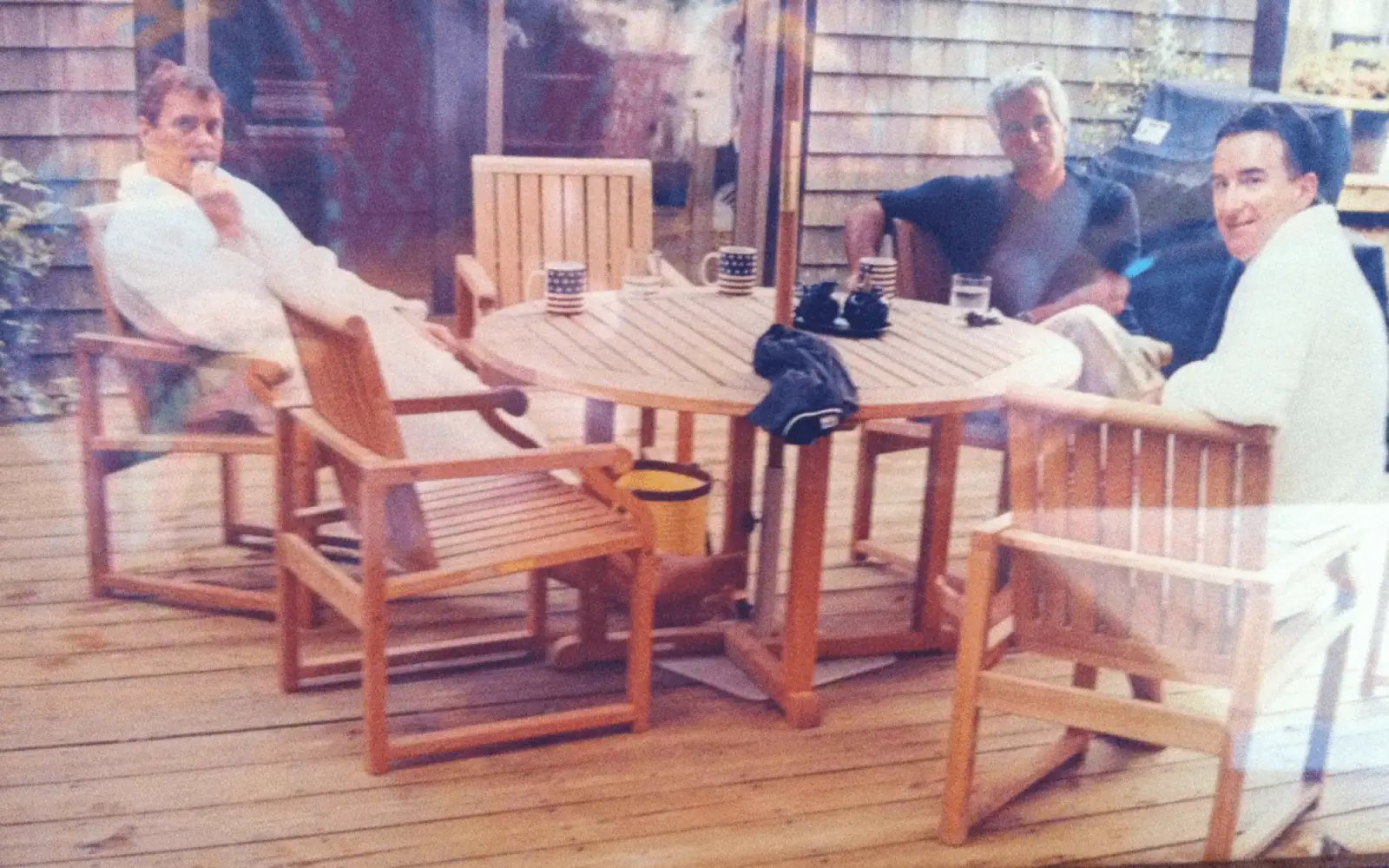 UK’s Andrew and Mandelson pictured in bathrobes with Epstein