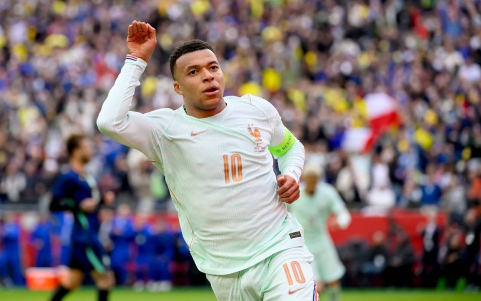 Mbappe on target as France shrug off red card to beat Brazil