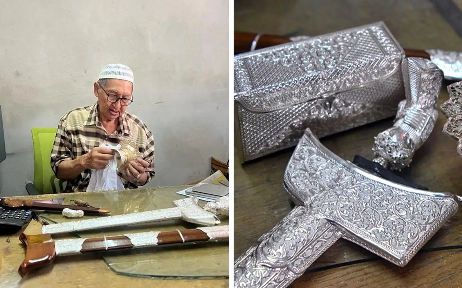 Kelantan silversmith keeps a fading craft alive