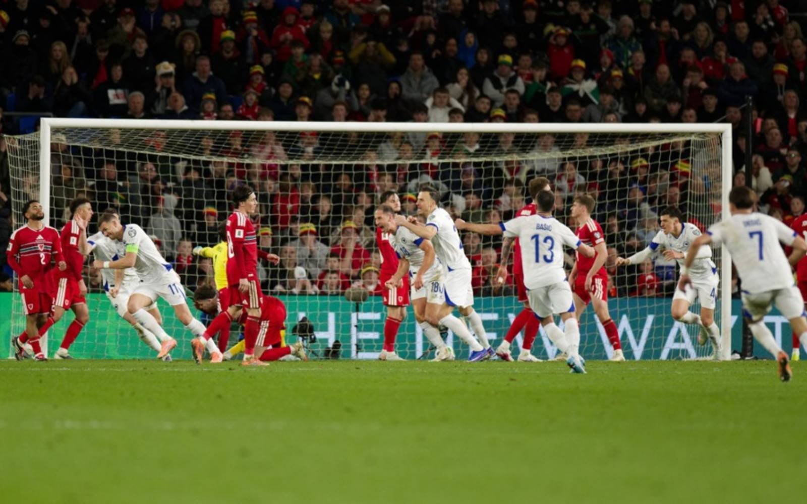 Bosnia beat Wales on penalties to reach World Cup play-off final