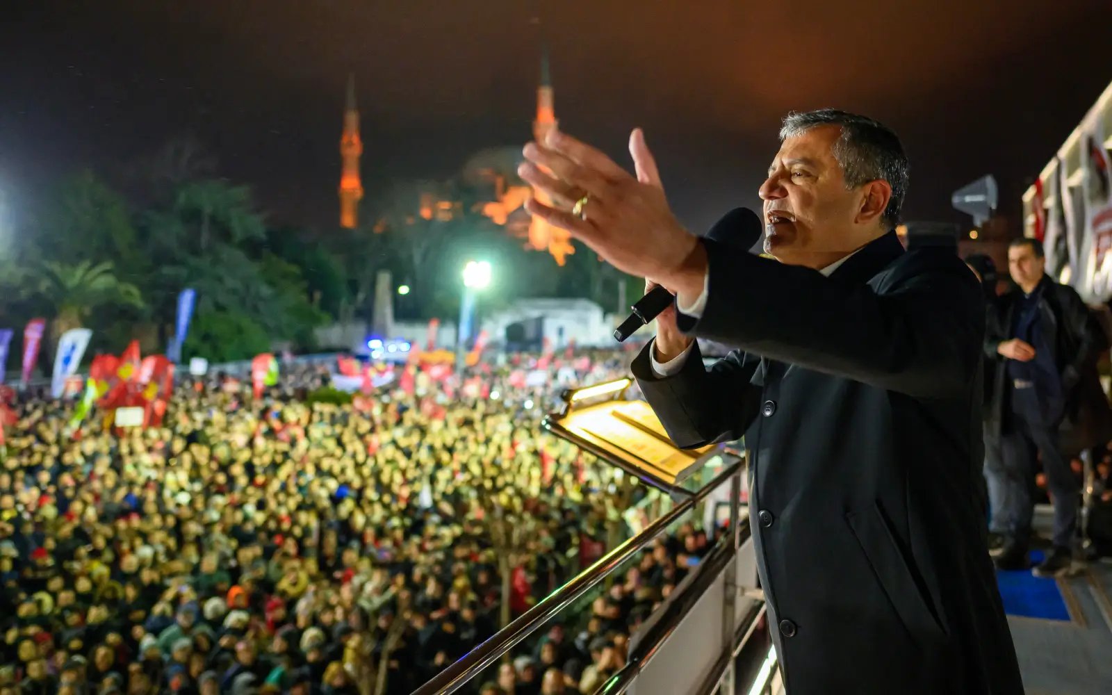 Thousands rally in Istanbul to mark year since mayor’s arrest