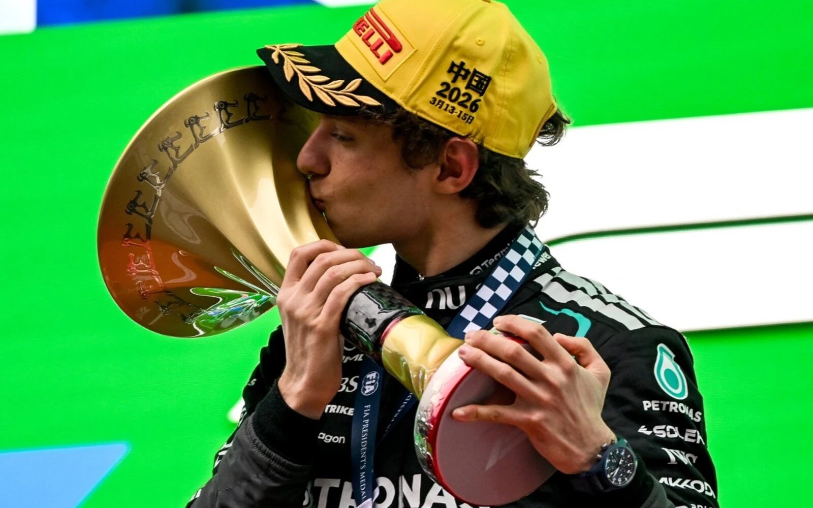 Mercedes teenager Antonelli wins maiden grand prix in China