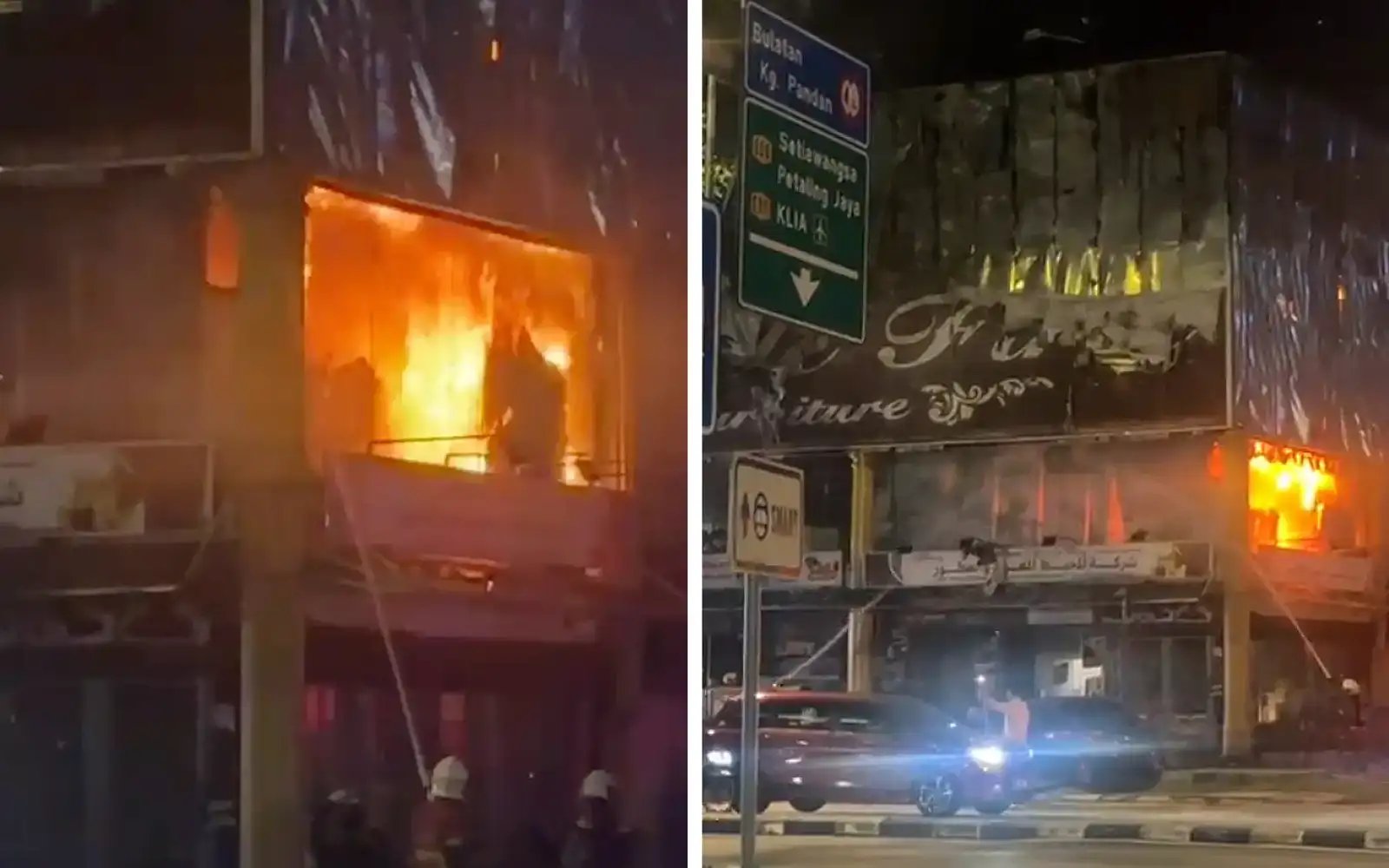 Late-night fire causes 70% damage at Bukit Bintang furniture shop