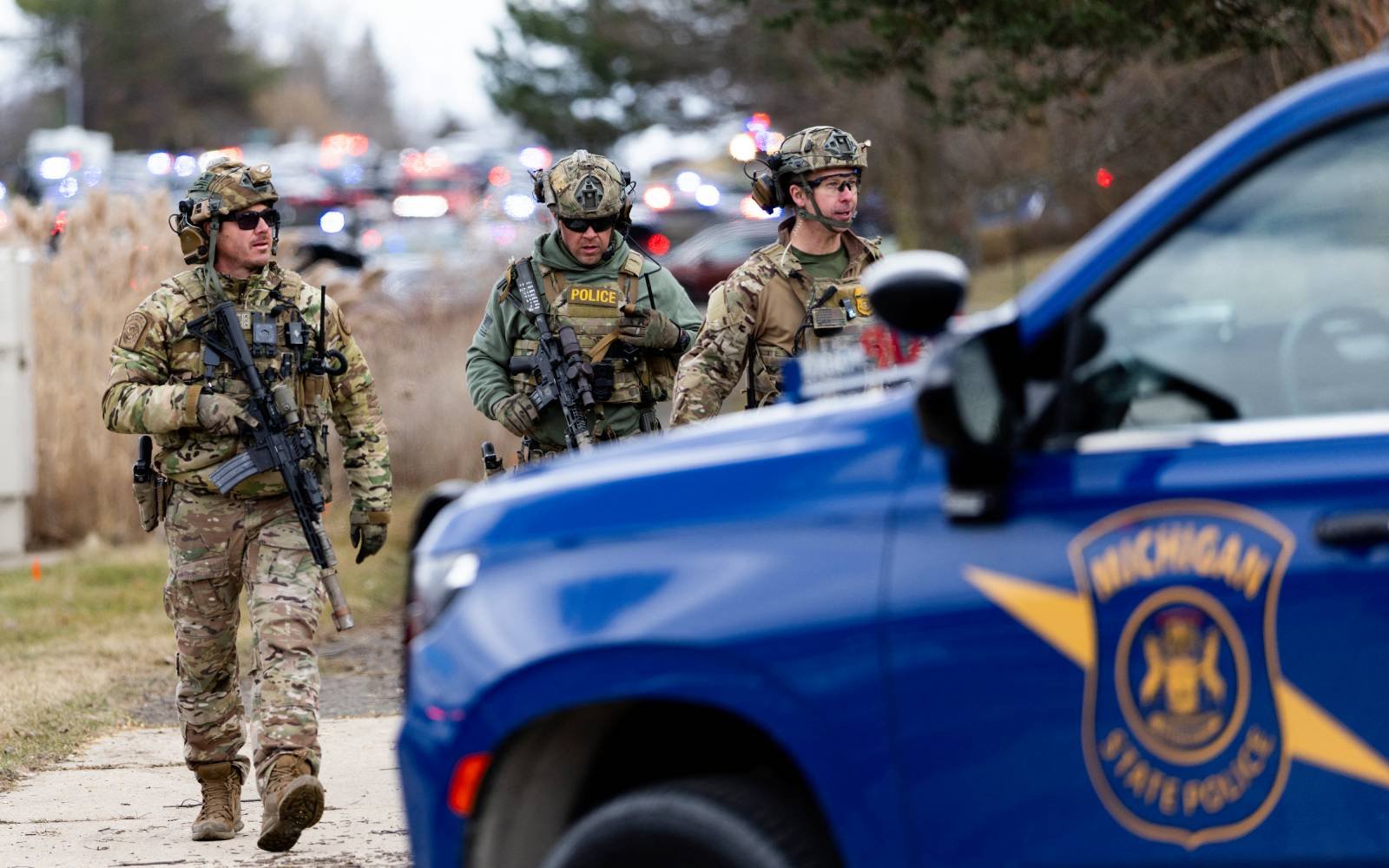 Assailant dead after ramming vehicle into Michigan synagogue