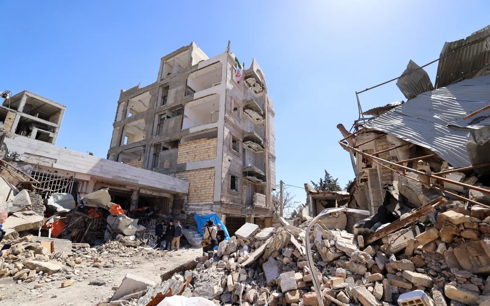 Strikes outside Tehran kill 18 people