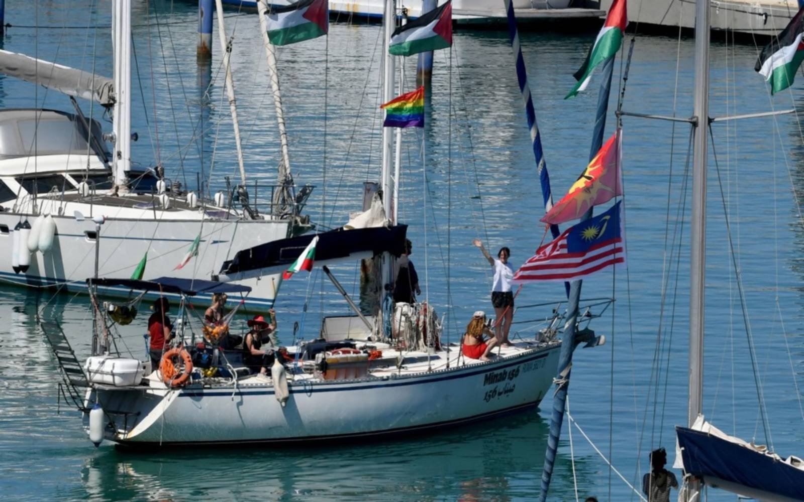 Gaza flotilla organisers say surrounded by Israeli ‘military boats’