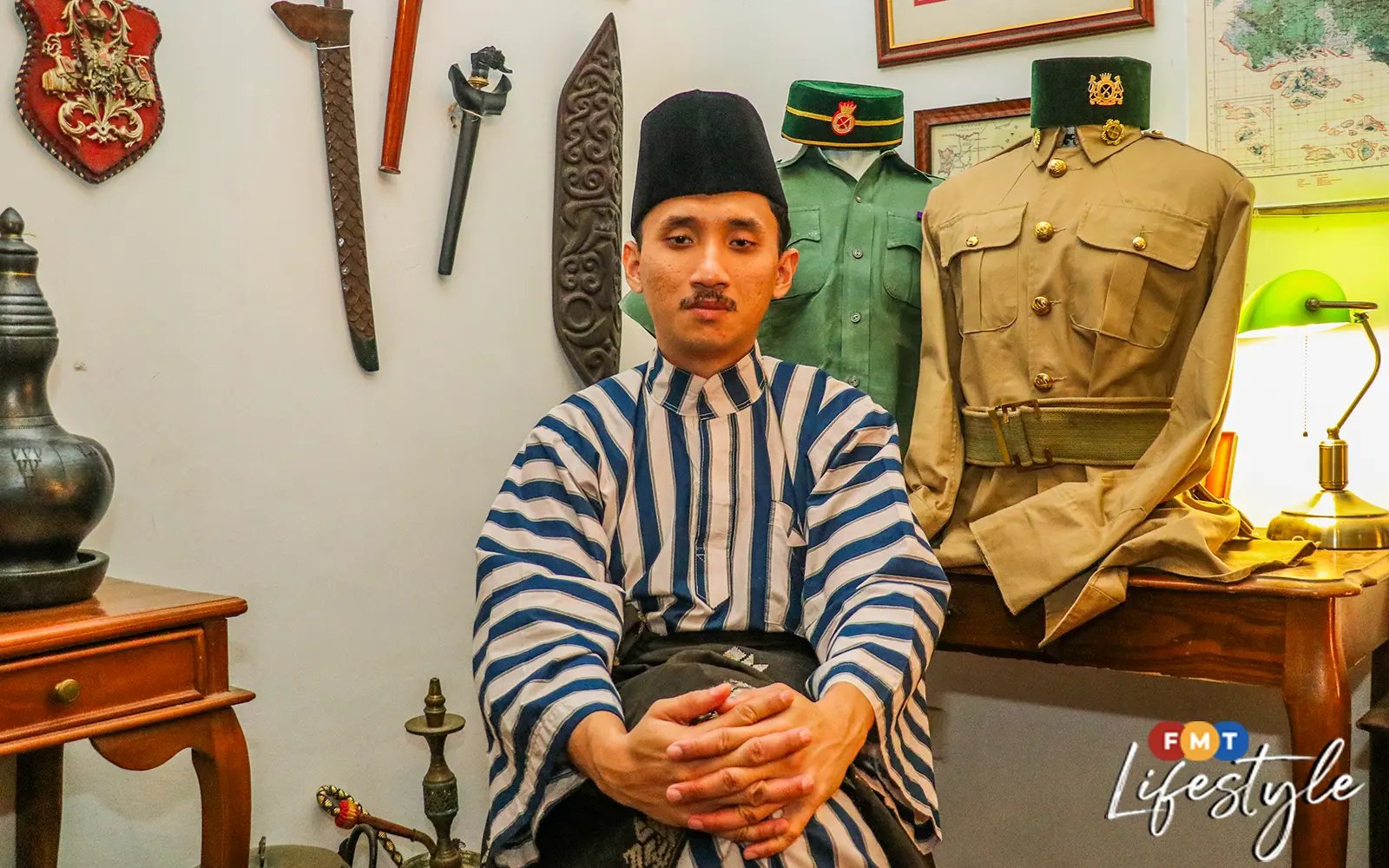 Alif brings history to life by dressing in period costumes