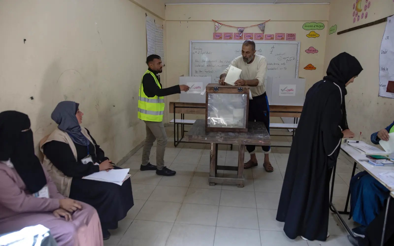 Palestinians vote in first elections since Gaza war