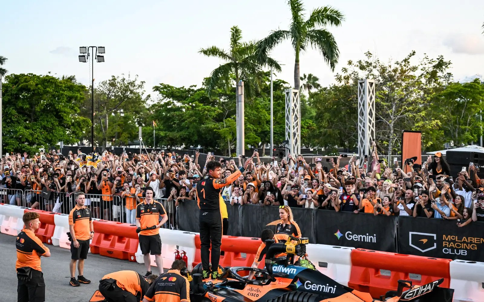 McLaren take F1 to the fans with Miami street show as 1,000th race looms