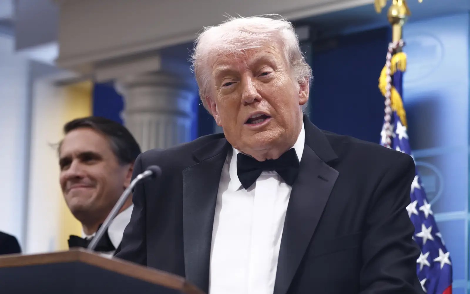 Trump says shooting won’t ‘deter’ him from Iran war