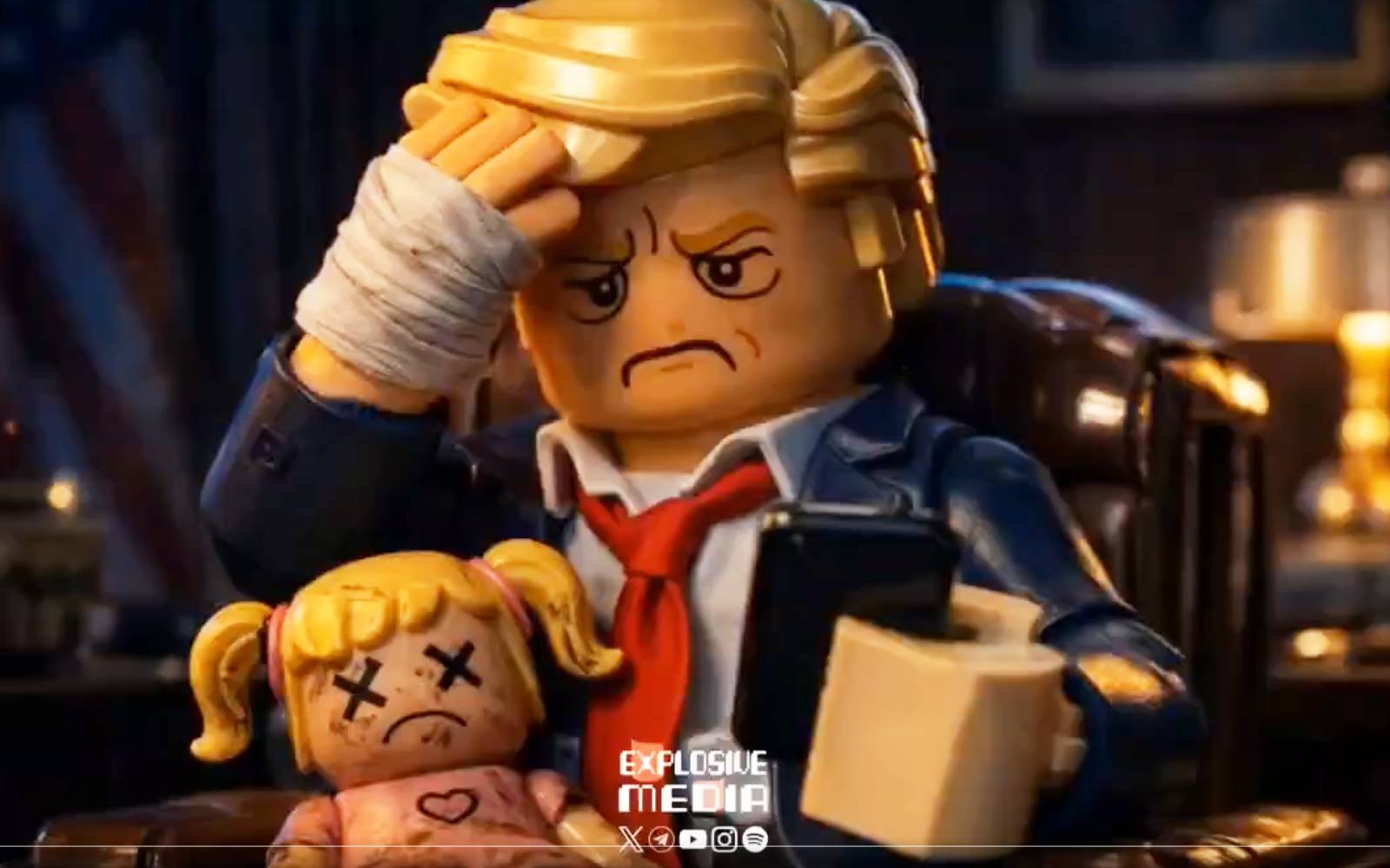 YouTube suspends pro-Iran channel posting Lego-style clips mocking Trump