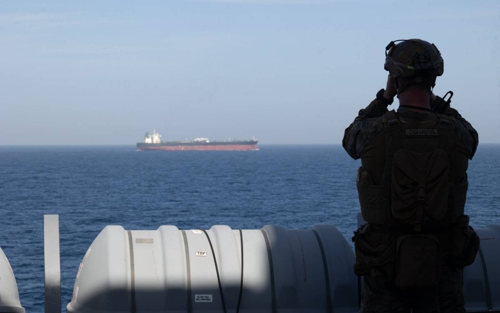 Iran military vows to ‘soon respond’ after US destroyer hits cargo ship