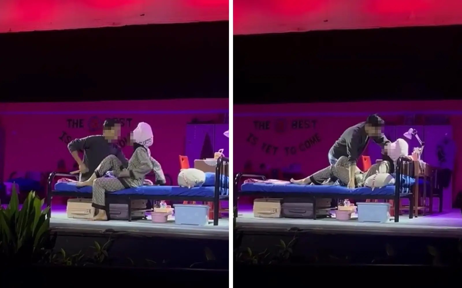 UM apologises after couple scene in play draws flak