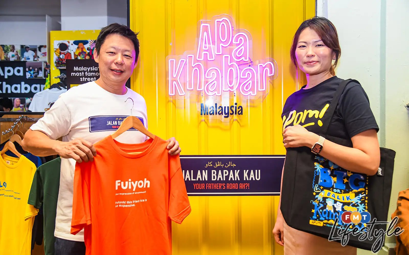 Couple celebrates local culture in everyday items