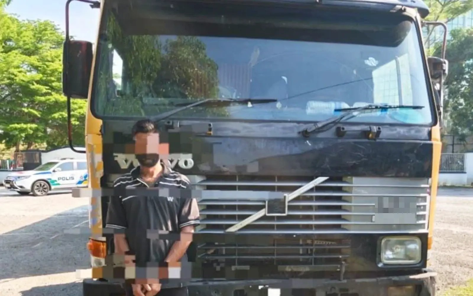 Lorry driver arrested for alleged drink-driving