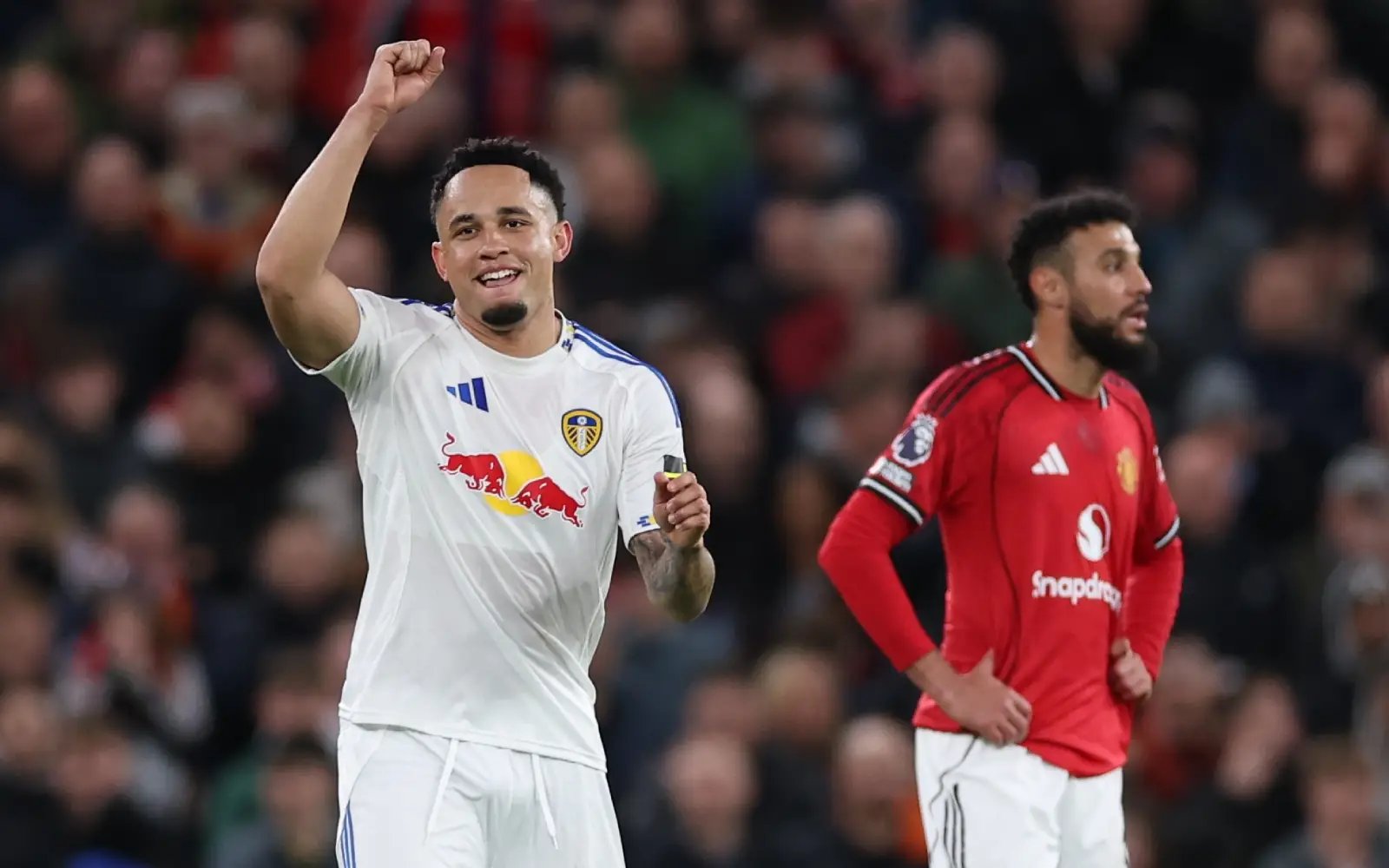 Okafor stars as Leeds end 45-year wait for league win at Man Utd