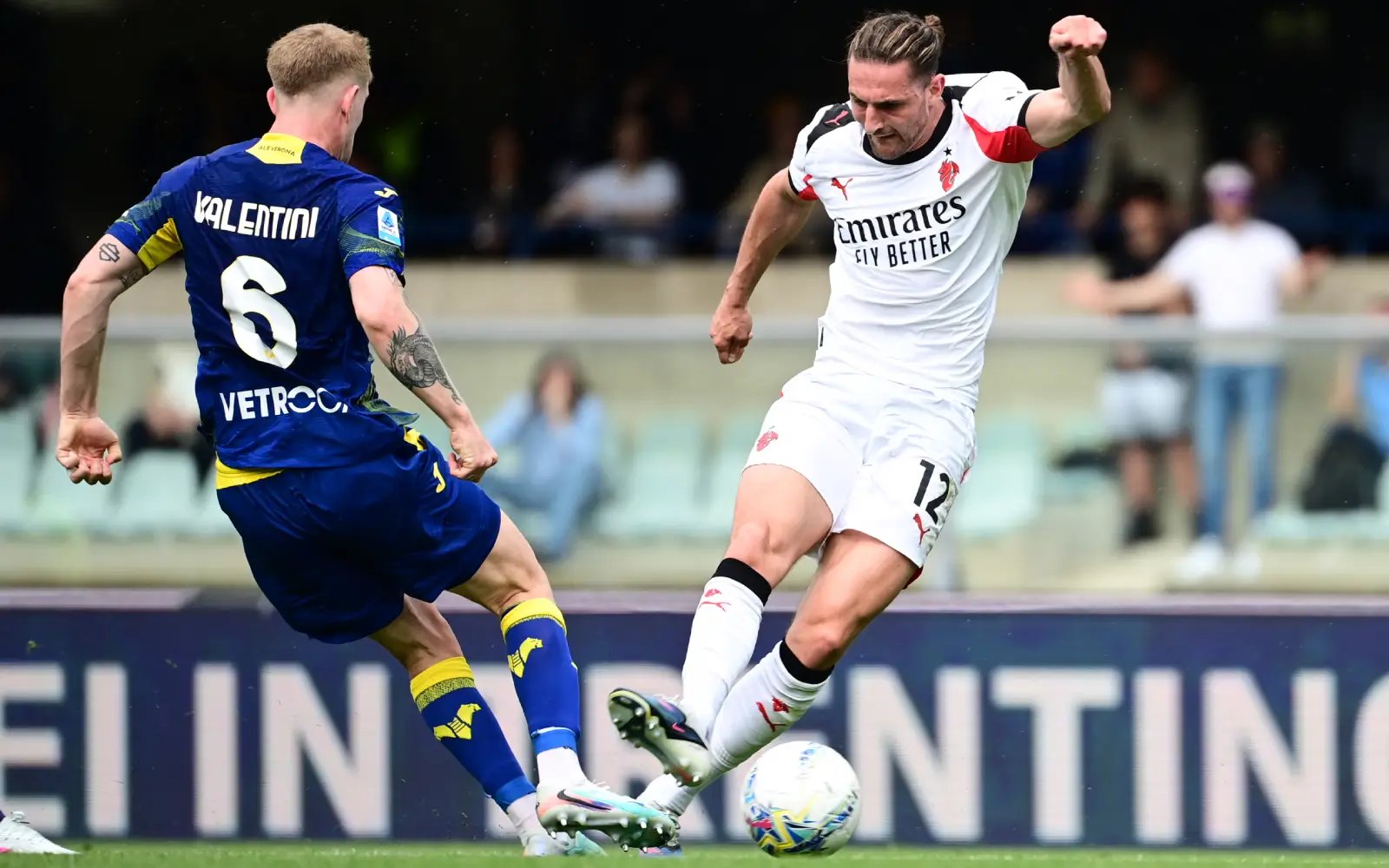 Rabiot fires AC Milan past Verona to verge of Champions League return