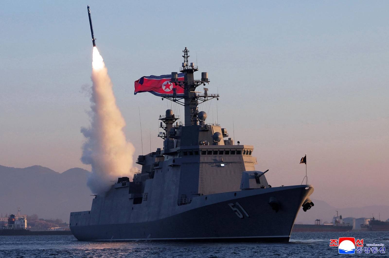 North Korea tests cruise and anti-ship missiles from naval destroyer