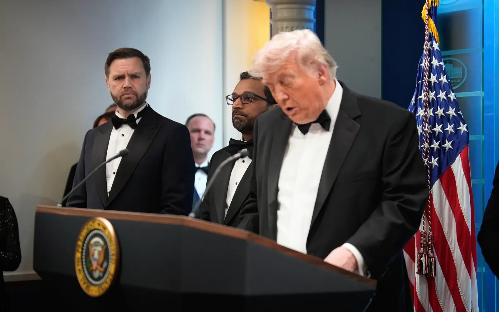 Trump describes gunman who stormed gala as ‘would-be assassin’