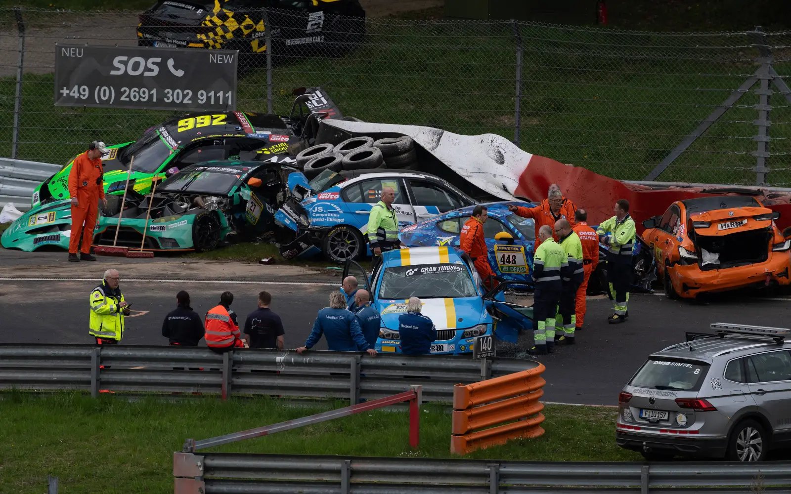 Driver killed in seven-car accident during race at Nuerburgring