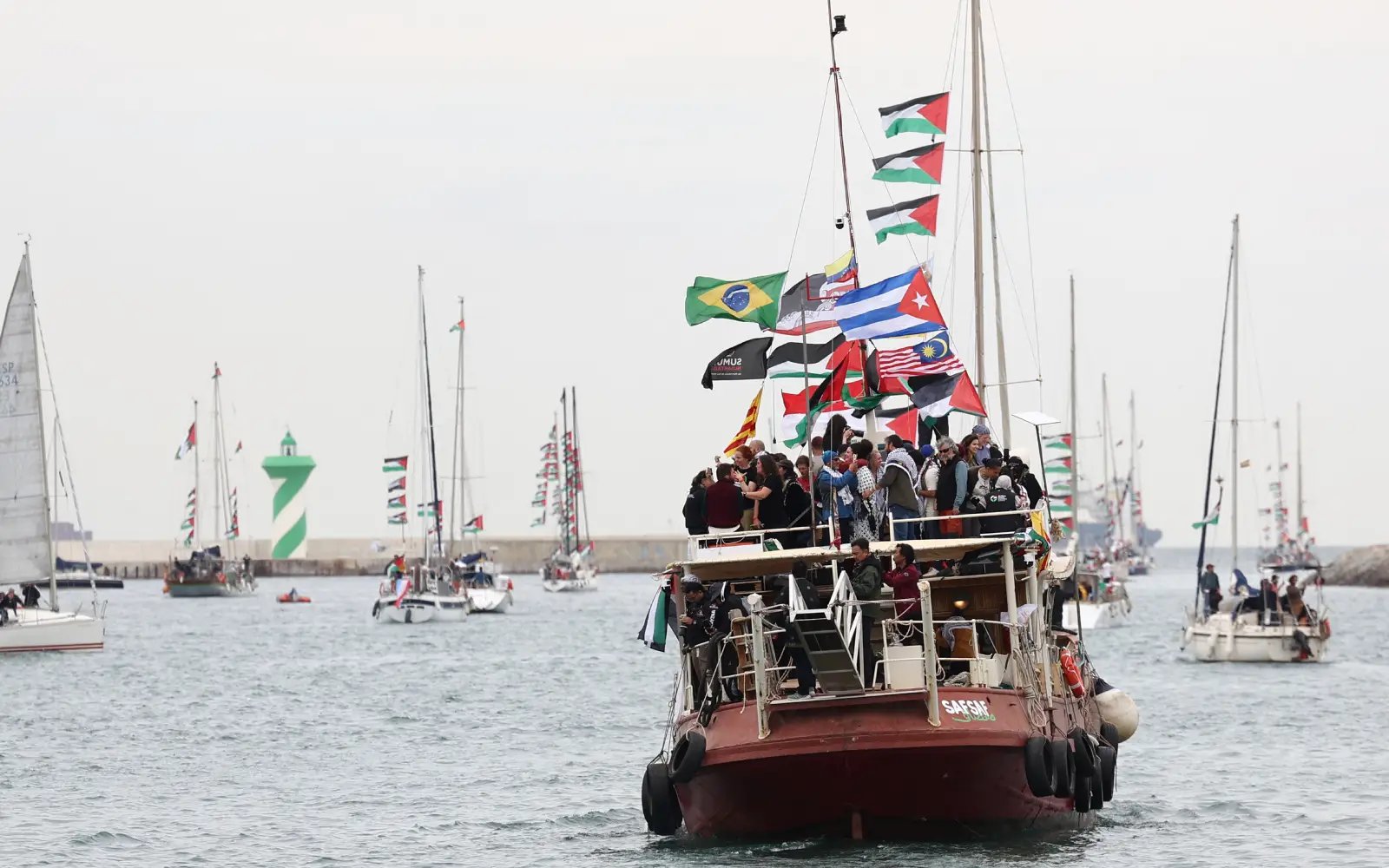 Gaza flotilla organisers say 211 activists ‘kidnapped’ by Israel