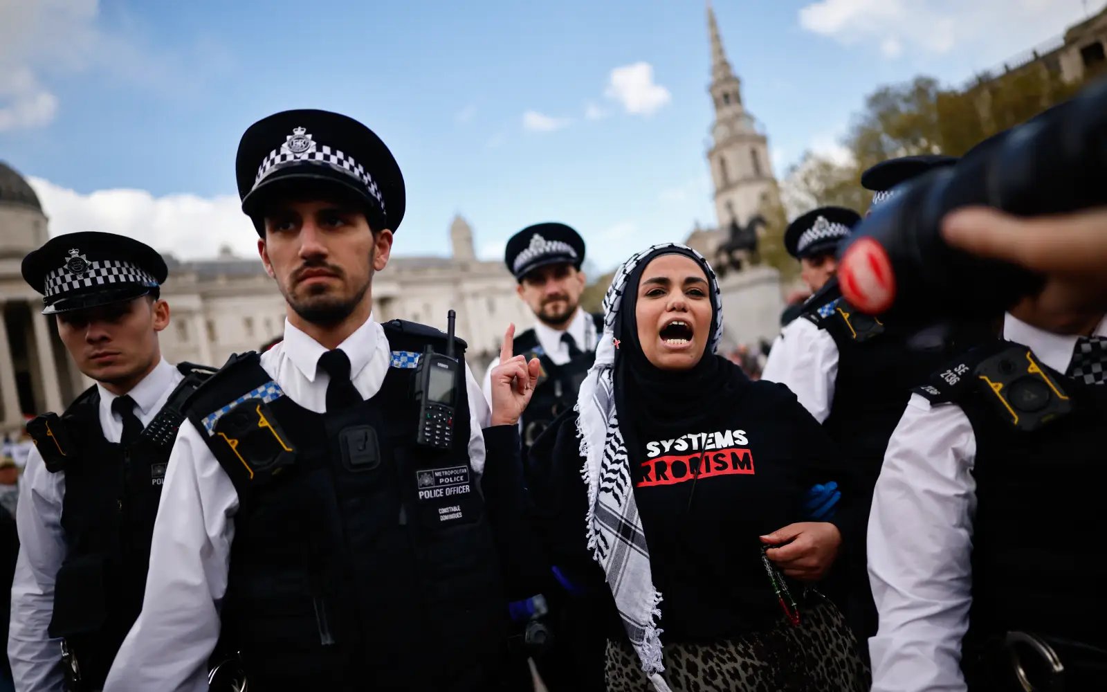 Over 200 arrested at pro-Palestinian rally in London