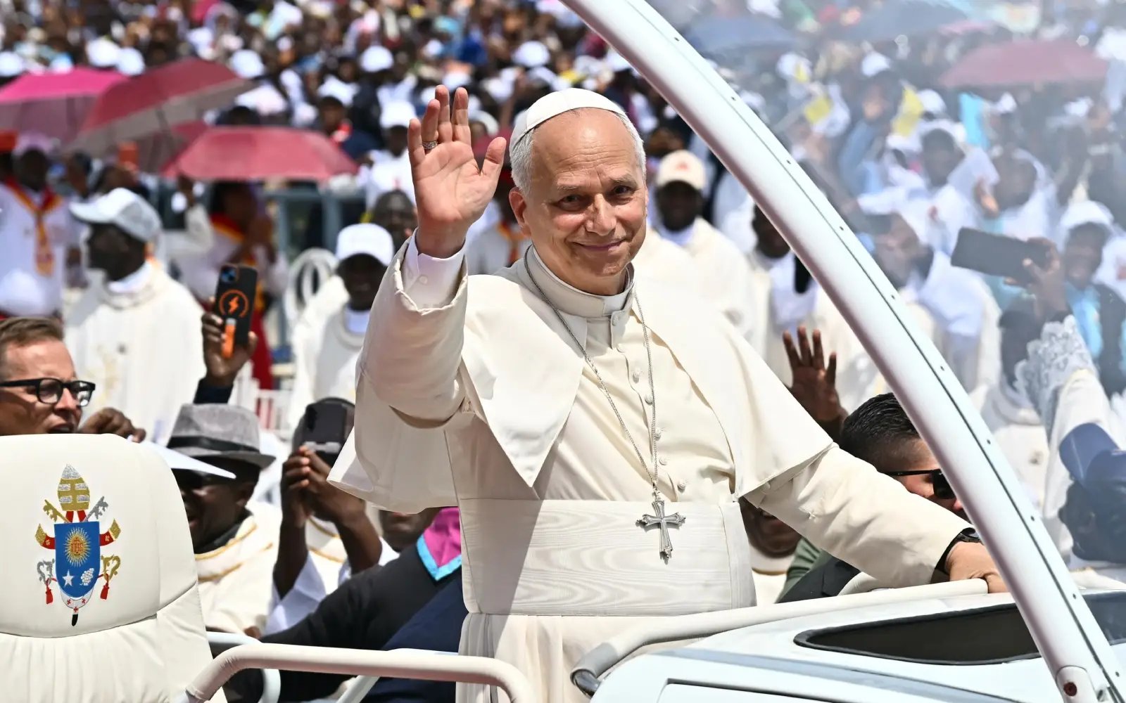 Pope Leo blasts ‘exploitation’ on visit to resource-rich Angola