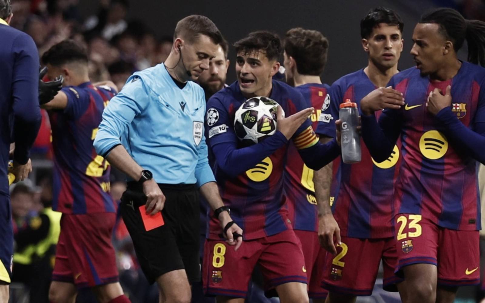 Barca refile complaint to Uefa over handball decision