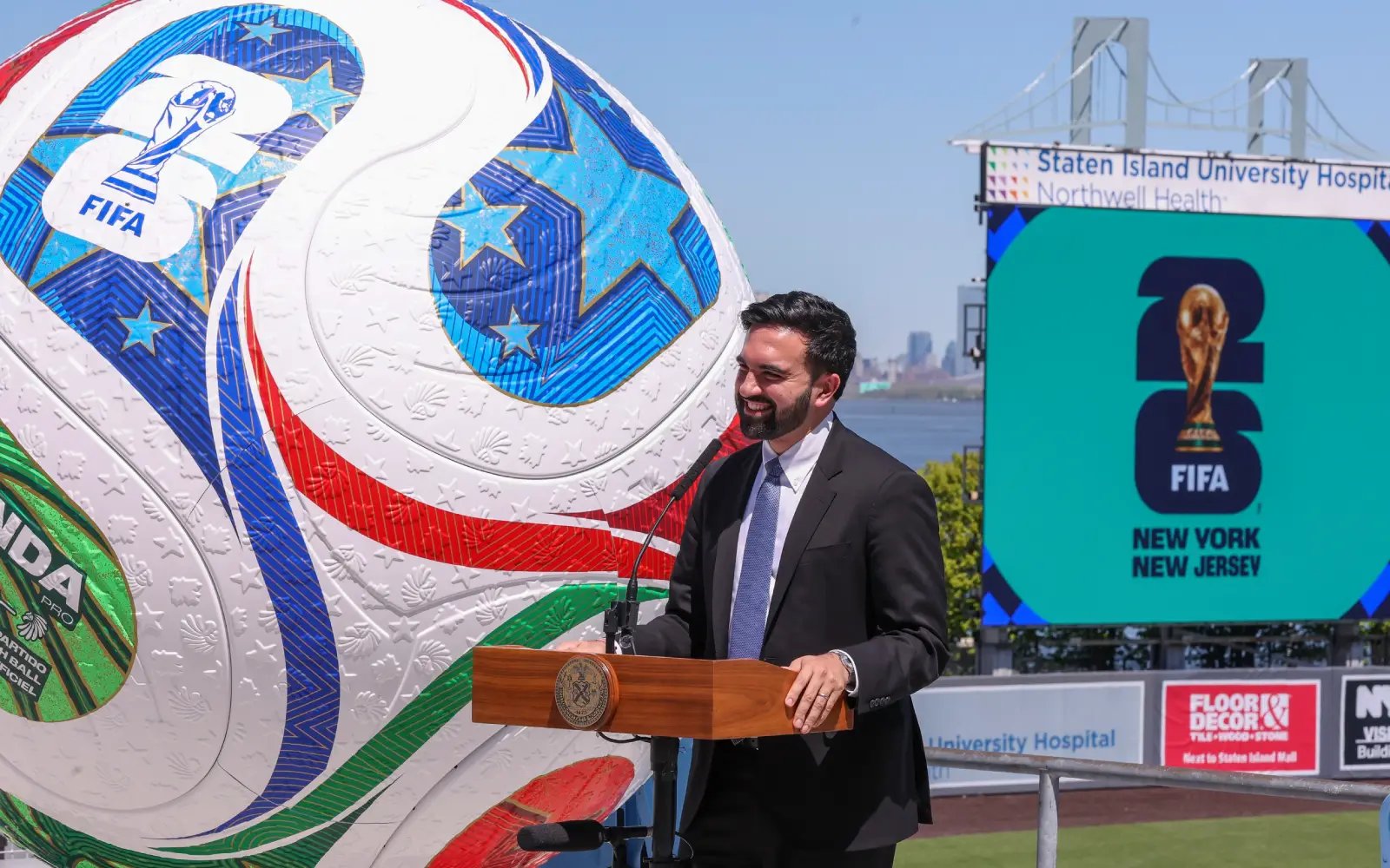 New York unveils free fan zones for World Cup viewing