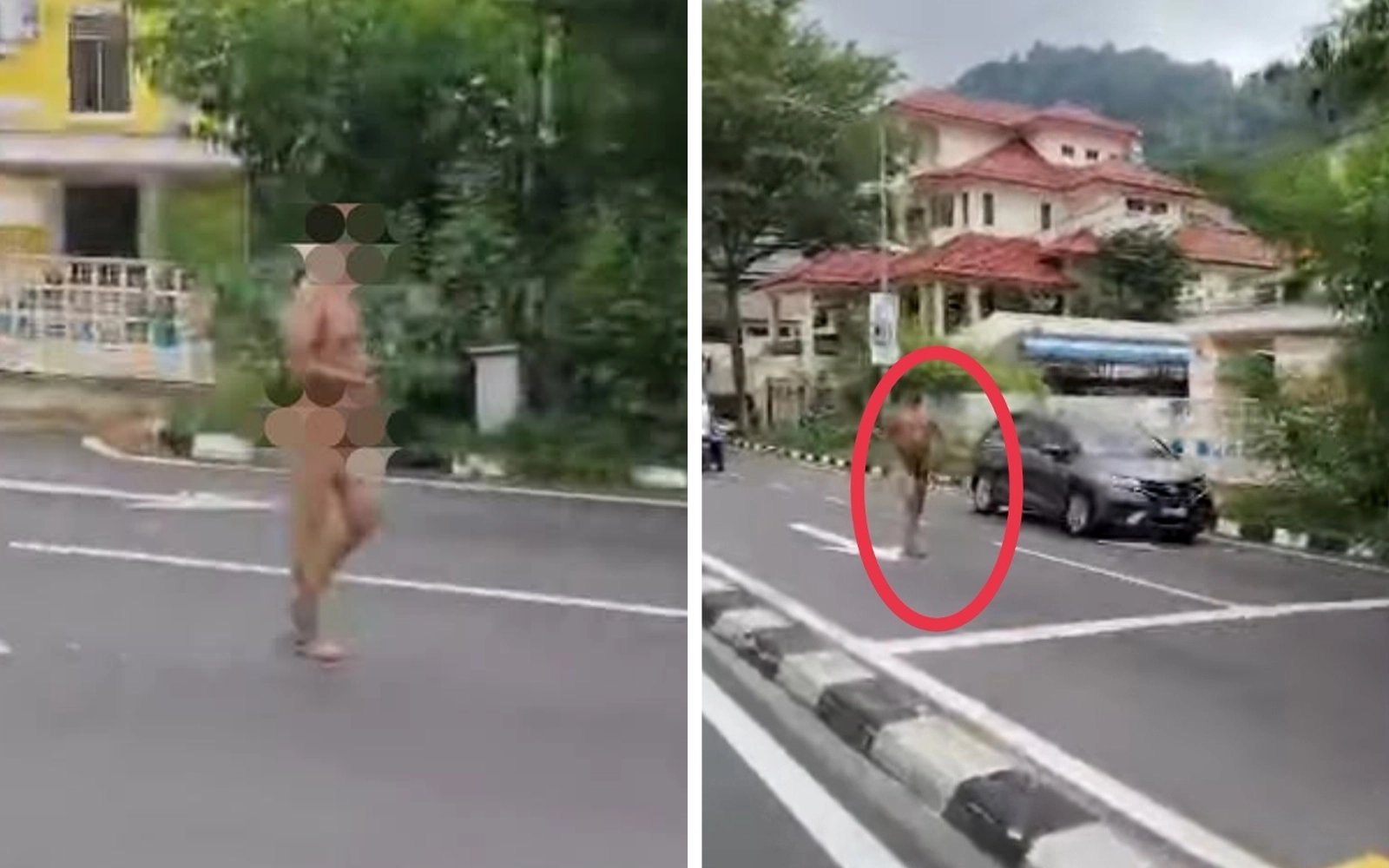 Naked man seen walking around Penang sent to psych ward