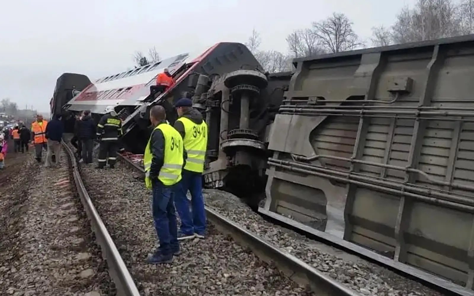 At least 22 injured after train derails in Russia