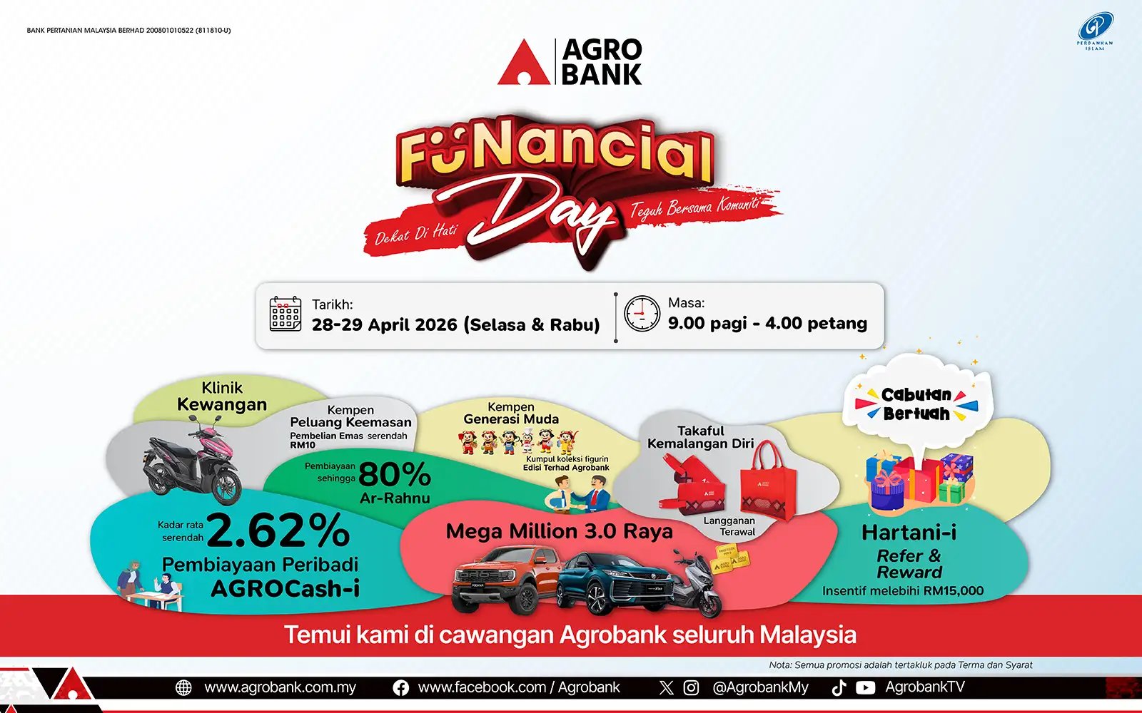 Prizes and perks galore at Agrobank’s FUNancial Day