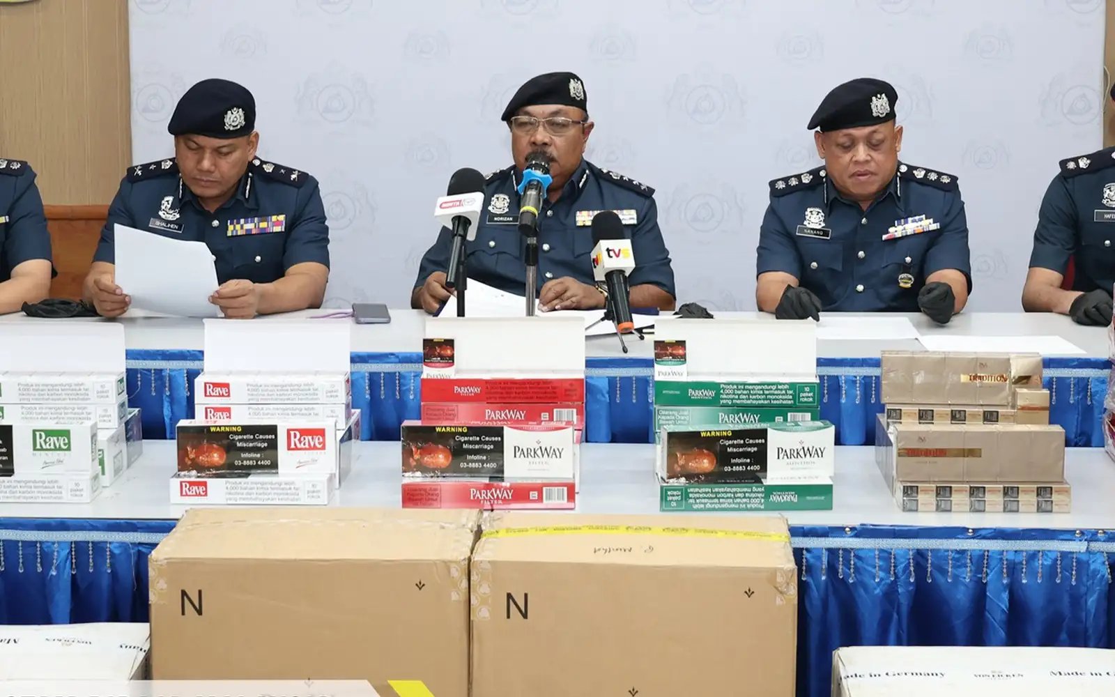 Over 10mil illicit cigarettes seized in Sarawak since January