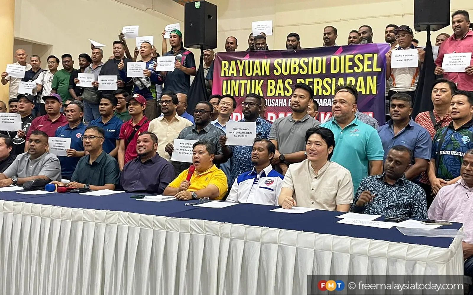 Persatuan pengusaha bas persiaran rayu subsidi diesel 6,000L sebulan