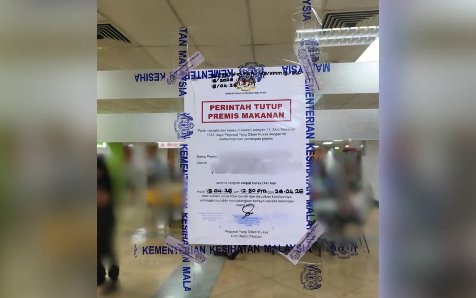Penang hospital cafeteria shut over hygiene issues, cockroaches