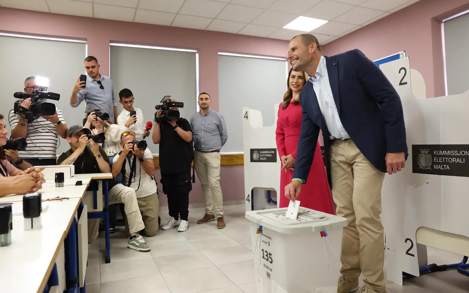 Malta’s Labour party wins historic fourth term amid Middle East crisis