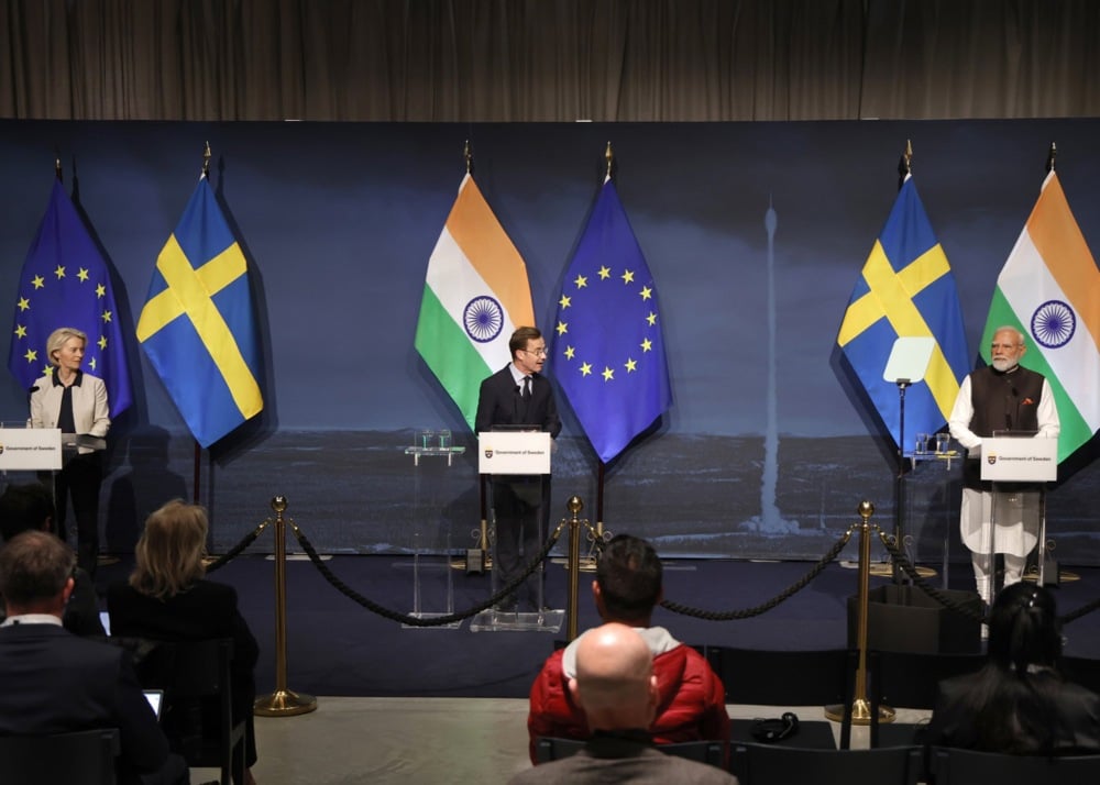 India, Sweden, seal strategic partnership deal