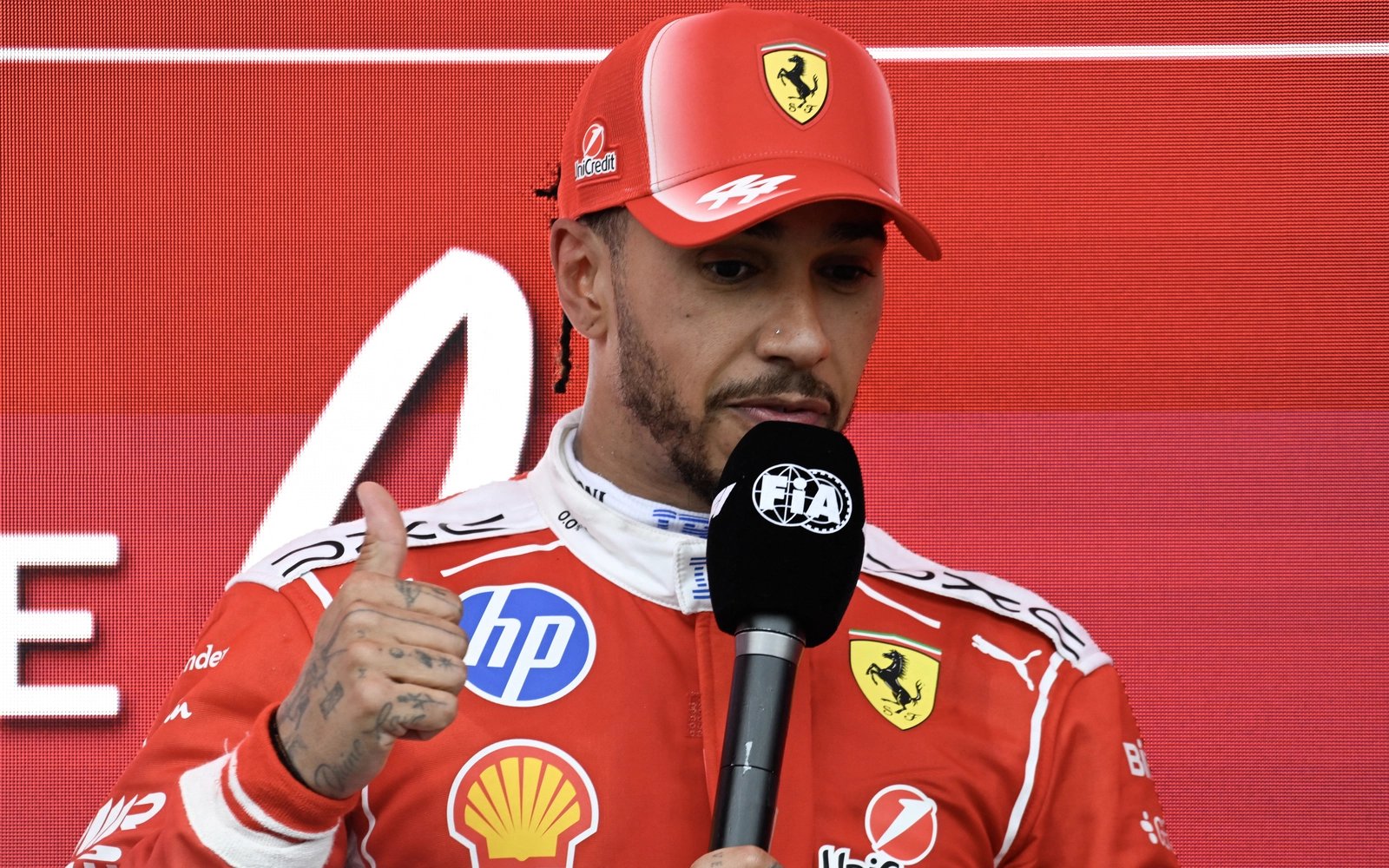 Delighted Hamilton rolls back years with vintage runner-up effort