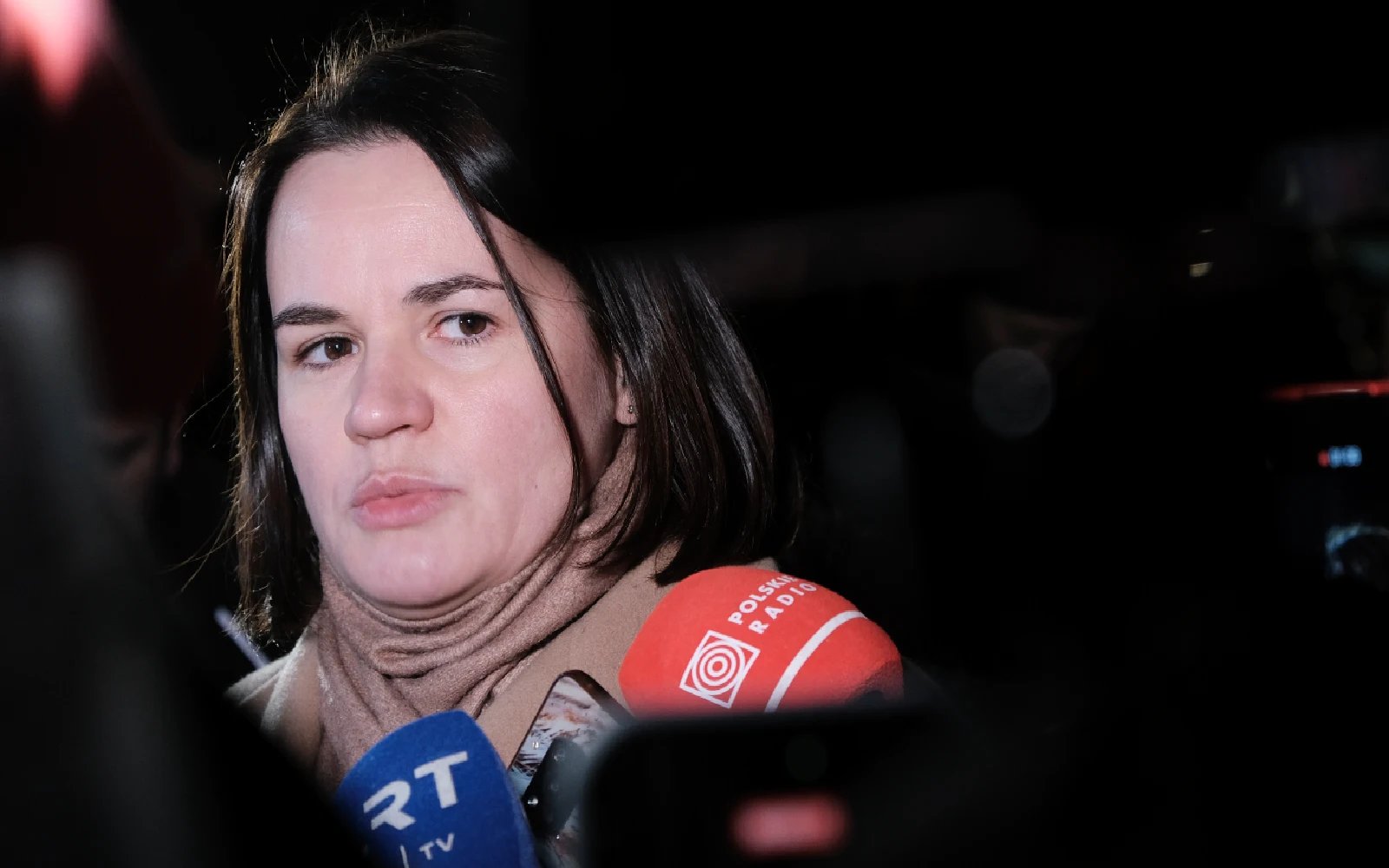 Exiled Belarus opposition leader in Kyiv on solidarity trip