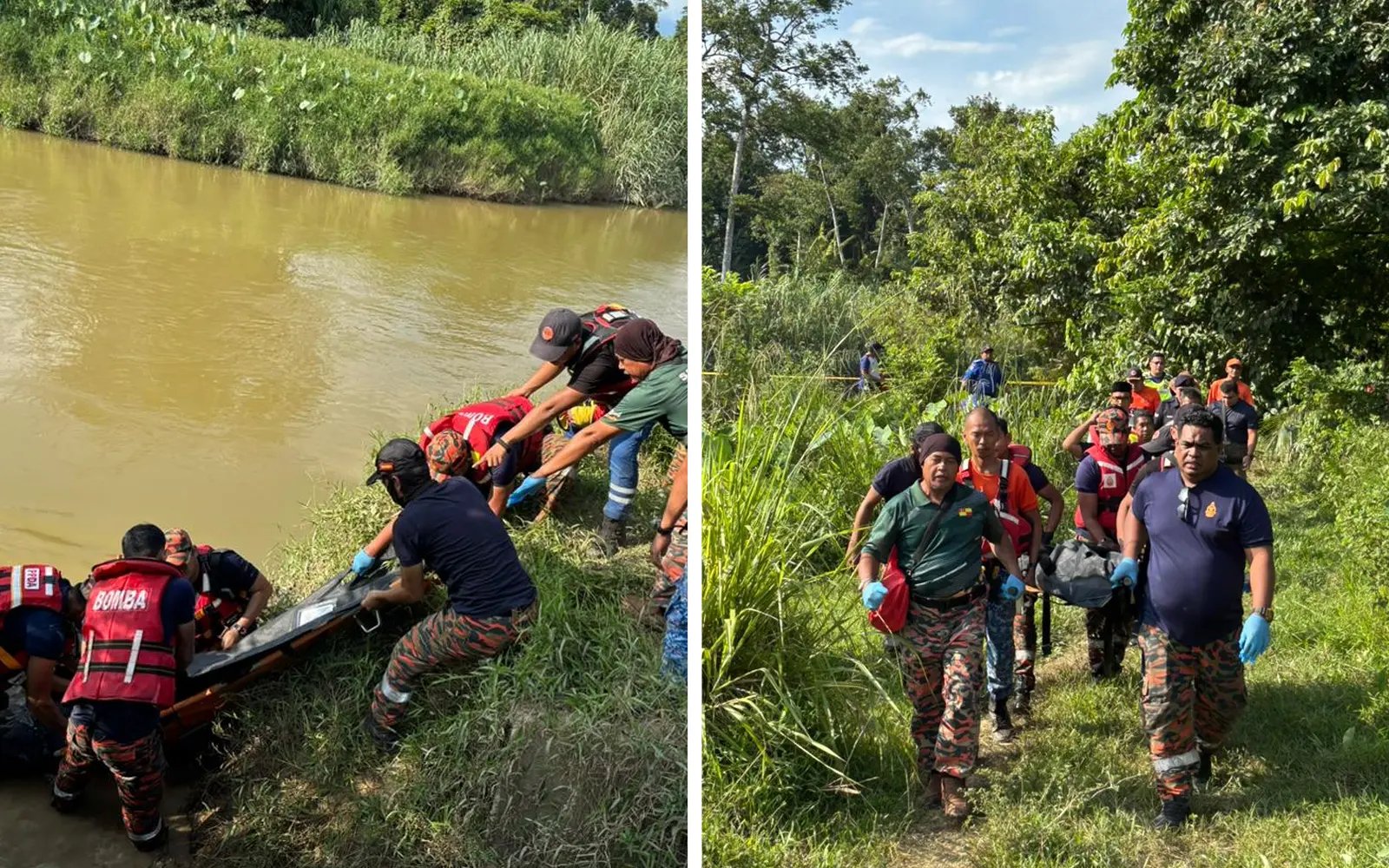 Boy found on riverbed 2 days after being swept away by currents