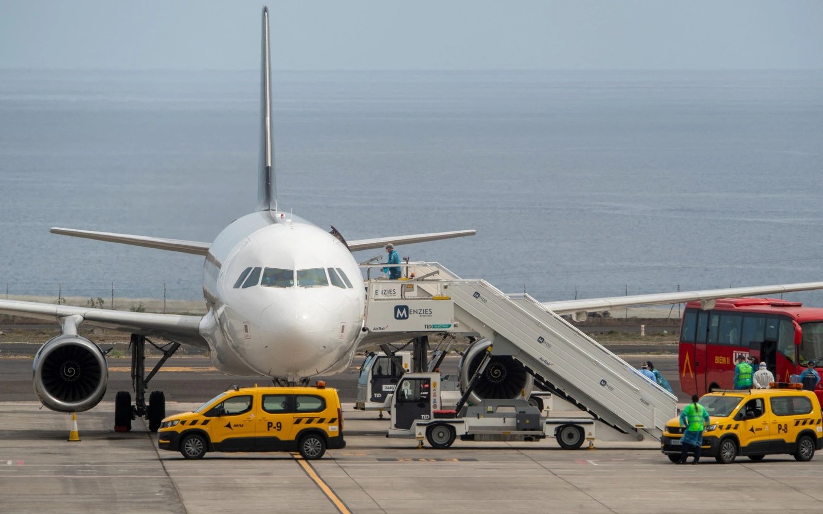 Plane with UK citizens from hantavirus ship lands in Manchester