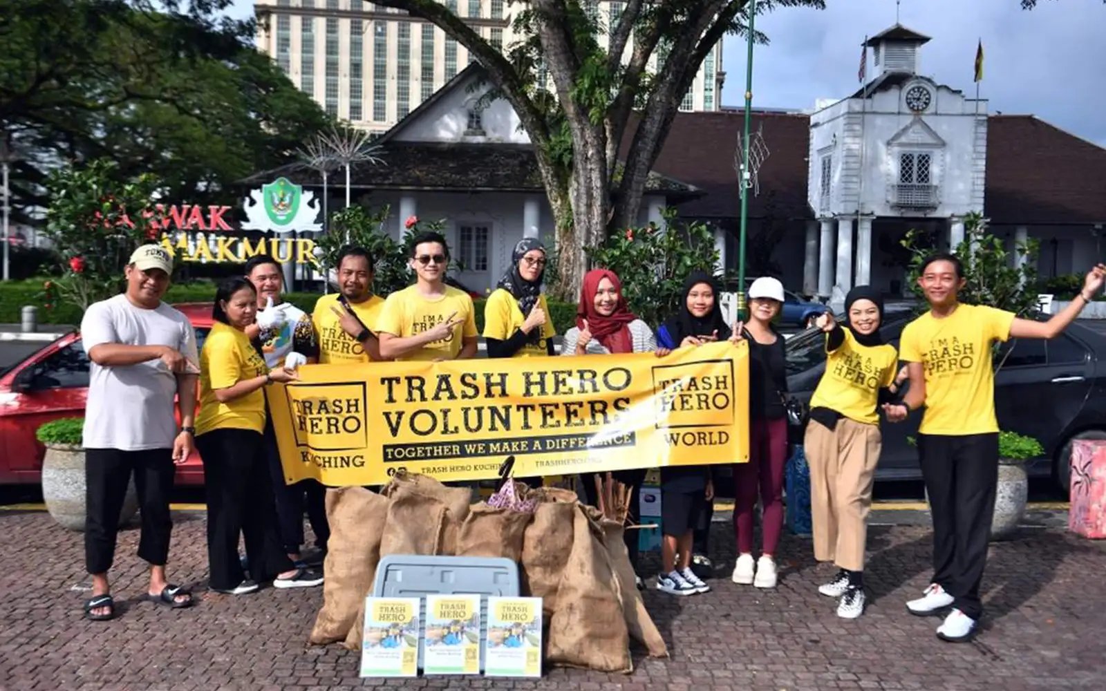 Instead of trash talk, these Kuching volunteers choose action