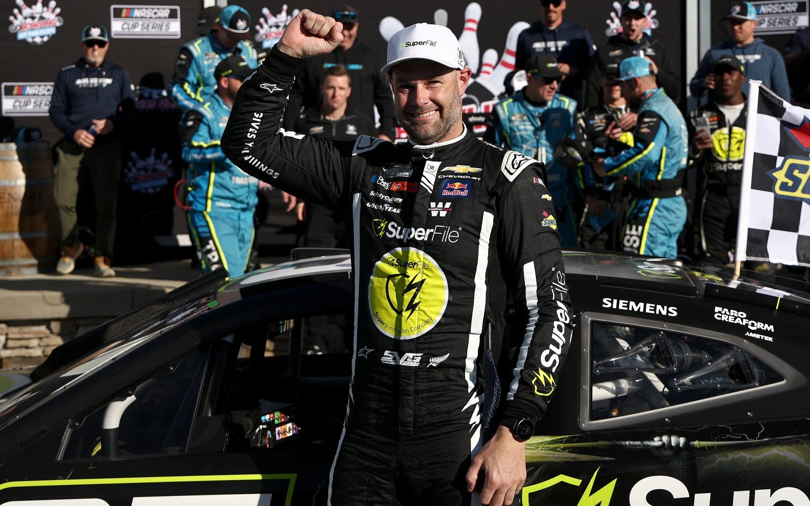 Shane van Gisbergen pulls off comeback win at Watkins Glen