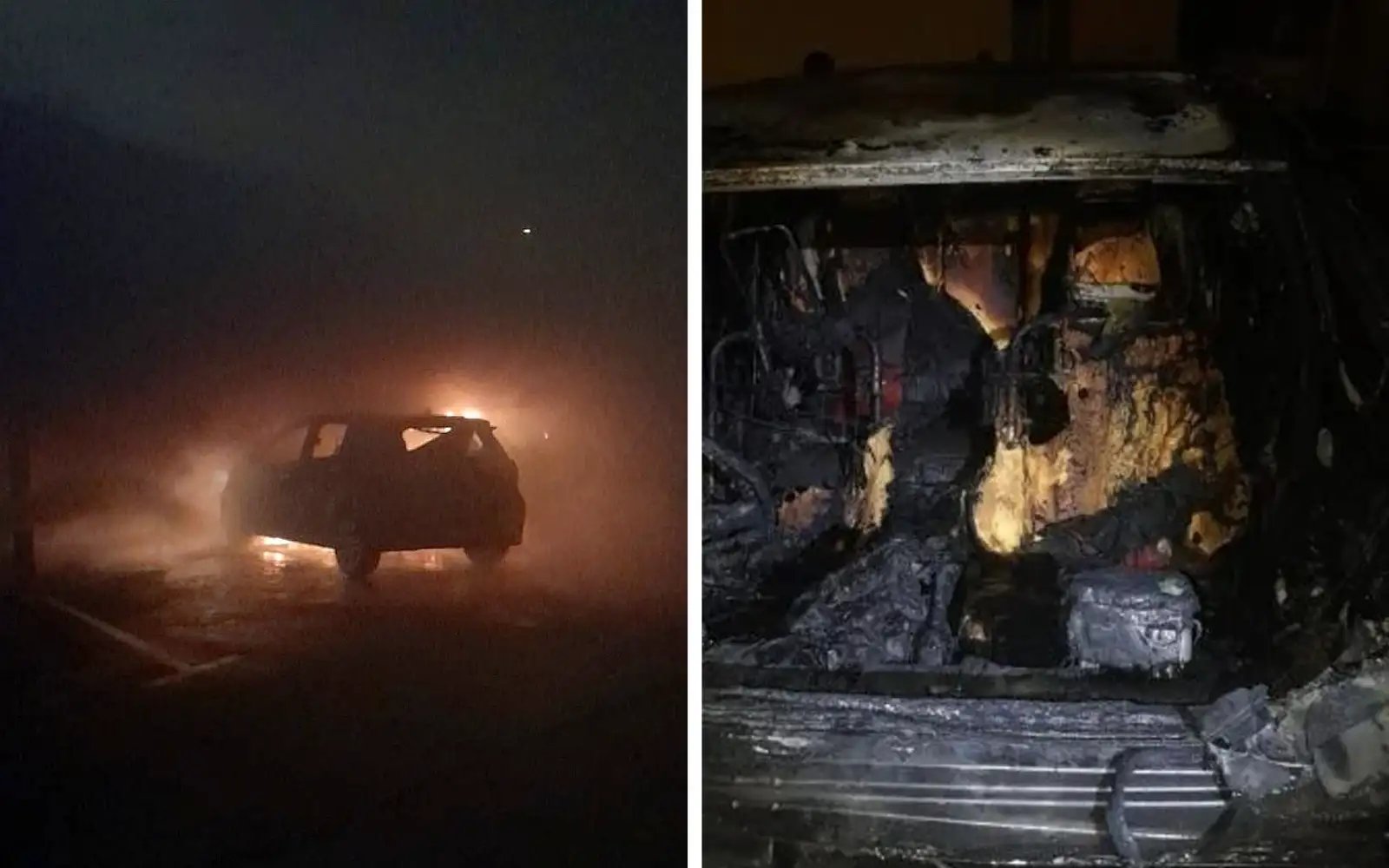 5 vehicles go up in flames at apartment building in Penang